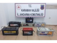 Çaldıkları aküleri sosyal medya üzerinden satmaya çalışan 3 kişi yakalandı