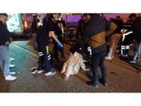 İki motosiklet kafa kafaya çarpıştı: 2 yaralı