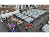 Trabzon Elbistan’da 2 bin konteynerlik adeta bir kent kuruyor