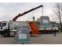 Yalova Belediyesi çöp konteynerlerini yeniliyor