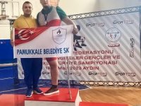 Denizlili halterci Türkiye Şampiyonu oldu