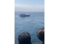 Marmara Denizi’nde feribottan atlayan yolcuyu Sahil Güvenlik kurtardı