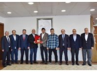 Nazilli OSB yönetimi Başkan Özcan ile görüştü