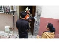 Balıkesir’de apartmanda yangın