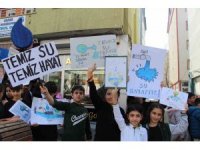 Bingöl’de minikler “su tasarrufu” için yürüdü