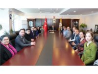 Trakya Üniversitesi Rektörü Prof. Dr. Tabakoğlu, ataması yapılan akademisyenlerle bir araya geldi