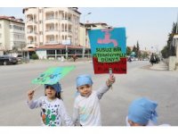 Anaokulu öğrencileri suyun önemine dikkat çekti