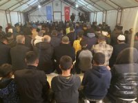 Adıyaman’da ilk teravih namazı çadırda kılındı