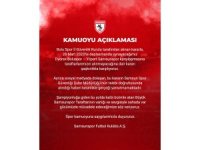 Samsunspor’dan ’taraftar yasağı’ açıklaması
