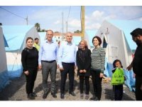 Başkan Örki deprem bölgesinde