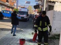 Köyceğiz’de alev alan akü bir kişiyi yaraladı