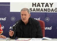 Bakan Akar: "Deprem bölgesinde hiçbir vatandaşımız yalnız değildir"