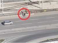 Bursa’da hırsızlar canlarını hiçe sayarak mazgalları böyle çaldı