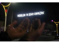 Erzincan’da mahyalar caddeleri süslüyor