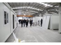 Üretilen konteynerler deprem bölgelerine gönderiliyor