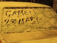 Denizli’ye Mart sonunda kar sürprizi