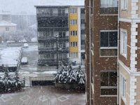 Kulu’da kar yağışı etkili oldu