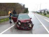 Samsun’da trafik kazası: 2 yaralı