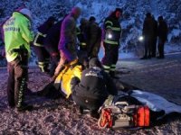 Kar, tipi ve buzlanma Erzincan’da kaza getirdi! Yolcu otobüsü devrildi: 2 ölü, 21 yaralı