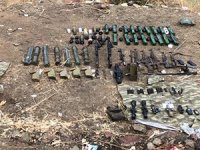 Irak'ın kuzeyinde PKK'ya ait çok sayıda silah ve mühimmat ele geçirildi