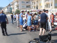 Muğla'da otomobil ve kamyonetin çarptığı motosikletteki kadın öldü