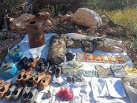 Tunceli'de teröristlerin kullandığı 2 sığınak imha edildi