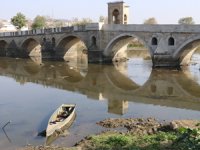 Meriç ve Tunca nehirlerinin su seviyeleri düşmeye devam ediyor