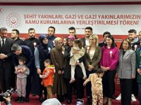 Şehit yakını, gazi ve gazi yakınlarına 591 kişilik atama yapıldı