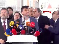 Deprem bölgesinde büyük panik! Bakan Kacır hızlıca alanı terk etti