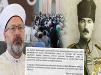 Hutbede yok, paylaşımda var: Atatürk!