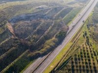 İzmir - İstanbul otoyolunda heyelan!