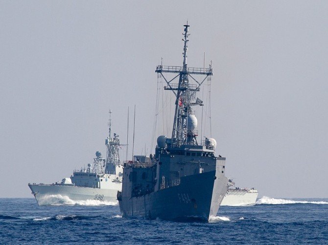 Türk Donanması Ve Nato Unsurları İle Doğu Akdeniz’de Geçiş Eğitimi