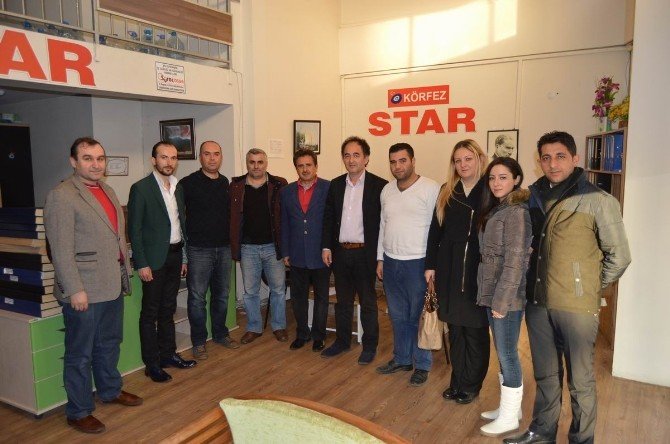 AK Parti İlçe Teşkilatı Yerel Gazeteleri Ziyaret Etti
