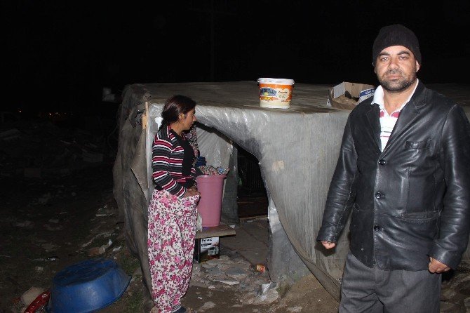 Suriyeli Değil Aydınlı Ailenin Naylon Çadırda Dram Dolu Yaşam Mücadelesi
