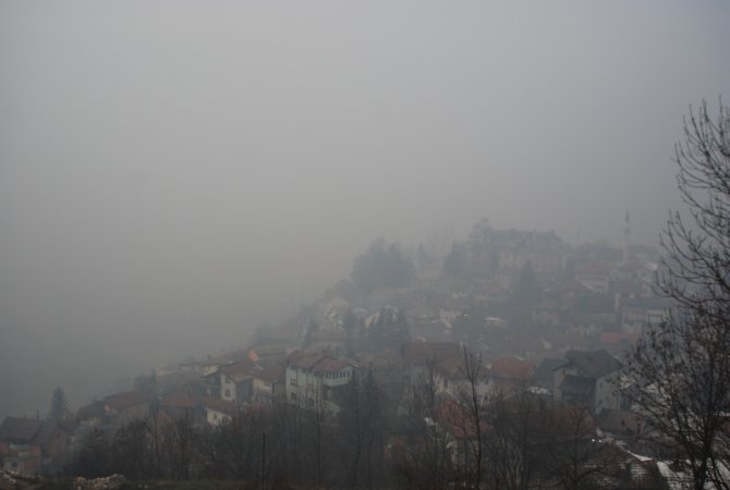 Bosna Hersek'te kirli hava vatandaşların sağlığını tehdit ediyor