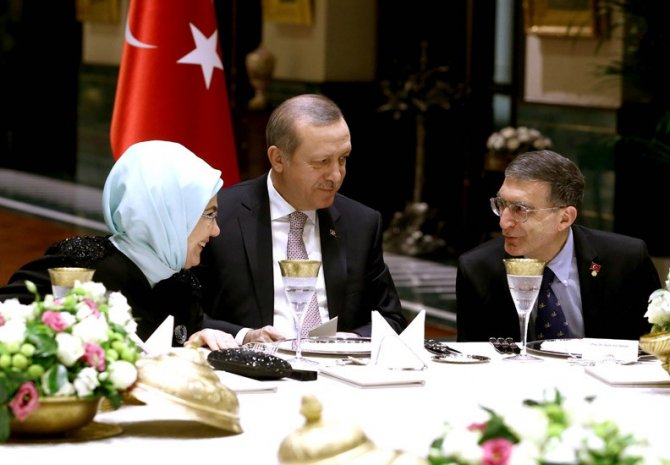 Erdoğan'dan, Nobel Kimya Ödülü Sahibi Prof. Dr. Sancar onuruna akşam yemeği