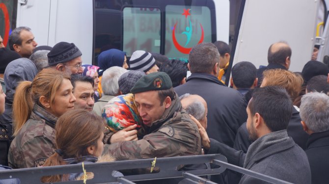 Şehit Kabukçu’nun cenazesi helallik için evine getirildi