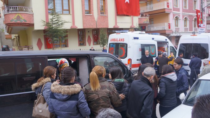 Şehit Kabukçu’nun cenazesi helallik için evine getirildi