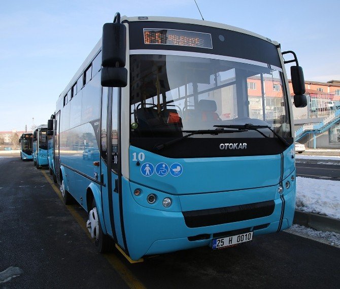 Erzurum’da, Belediye Ve Halk Otobüsleri “Turkuaz” Oluyor