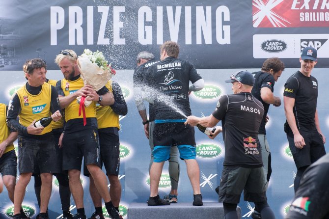 Extreme Sailing Series’in son yarışında şampiyon The Wave Muscat