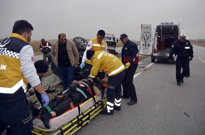 Sungurlu’da Trafik Kazası: 1 Yaralı