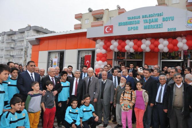 Tarsus’ta Yaşam Boyu Spor Merkezi açıldı