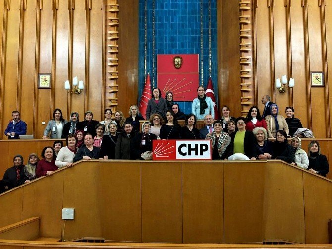 Tepebaşılı Kadınların CHP Meclis Grubu Ziyareti