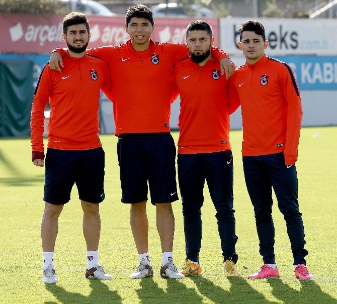 Trabzonspor’da Affedilen Futbolcular Antrenmana Çıktı