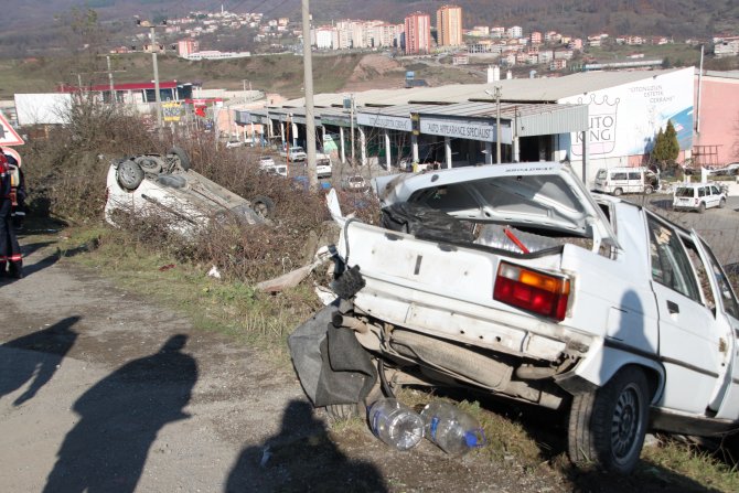 Ereğli'de kaza: 1'i ağır 6 yaralı