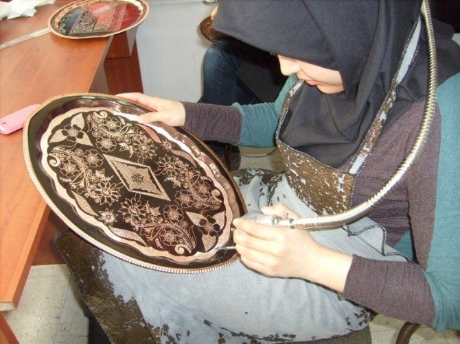 Erzincan Da Çelik Kalem Bakır İşlemeciliği Kursu Açılıyor