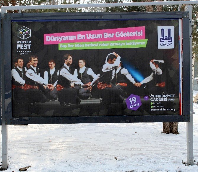 Erzurum’da Wınterfest Hazırlıkları Sürüyor