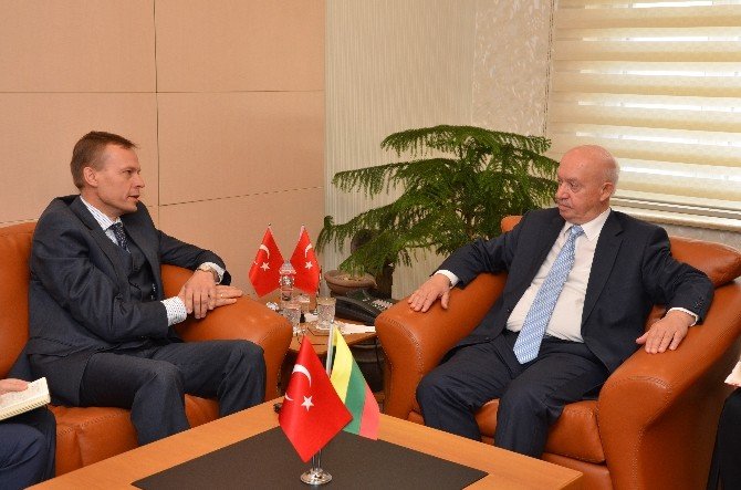 Litvanya Cumhuriyeti Ankara Büyükelçisi’nden Valilik Ziyareti