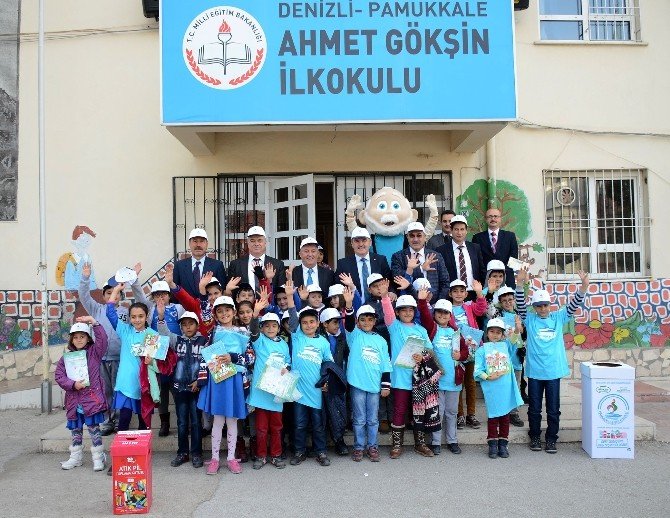 Pamukkale Belediyesi’nden Öğrencilere Geri Dönüşüm Eğitimi