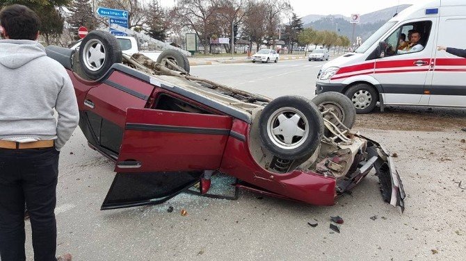 Tokat’ta Trafik Kazası: 1 Yaralı
